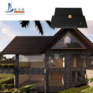 Tejas solares Rojas Paneles fotovoltaicos BIPV elegantes para villas decorativas y viviendas ecológicas - Product Image 2