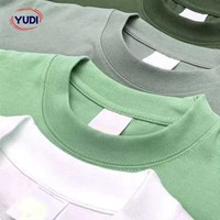 T-shirt Homme Personnalisé Épais Vintage Délavé à l'Acide Coupe Oversize Boxy Streetwear Coton Vente en Gros
