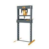 Presse d'atelier hydraulique 20T, stable, pour forgeage, avec plaques de banc et structure en H