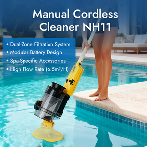 Robot de Limpieza de Piscinas Portátil Profesional, Diseño Inalámbrico, Filtro de Malla Ultrafina, Eliminación de <span class=keywords><strong>Arena</strong></span> y Sedimentos para Piscinas Enterradas - Product Image 2