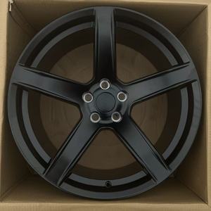 Cerchi in Lega di Alluminio da 20 Pollici a Concavità Profonda e Cinque Razze Nero Opaco PCD 5x115 per Autovettura <span class=keywords><strong>Dodge</strong></span> Hellcat Challenger - Product Image 2