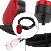 Kit de support de support de garde-boue arrière d'accessoires de scooter électrique de haute qualité feu arrière pour M365