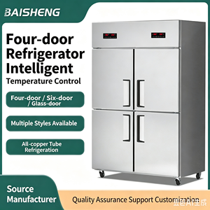 Máquina de Hielo Comercial de Una Sola Temperatura con Enfriamiento por Aire, 2 Puertas, Acero Inoxidable, Control Digital, Descongelación Automática para Alimentos - Product Image 6