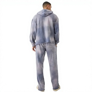 Survêtement pour homme LONG MISSION INDUSTRY, entièrement en coton respirant, à capuche, avec cordon de serrage, coupe régulière, léger - Product Image 3