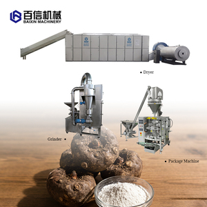 Prix usine Konjac poudre gingembre oignon manioc poudre faisant l'équipement 2000kg Konjac poudre ligne de traitement - Product Image 2