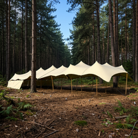 Carpa Elástica Impermeable en Oferta, Toldo Elástico Ignífugo, Carpa para Fiestas de Tela Spandex para Exteriores