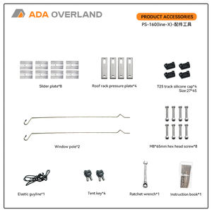 ADA OVERLAND Offre Spéciale quatre saisons imperméable et coupe-vent ABS Hard Shell Pop-up <span class=keywords><strong>4x4</strong></span> Tente de toit de voiture avec revêtement Line-X - Product Image 5