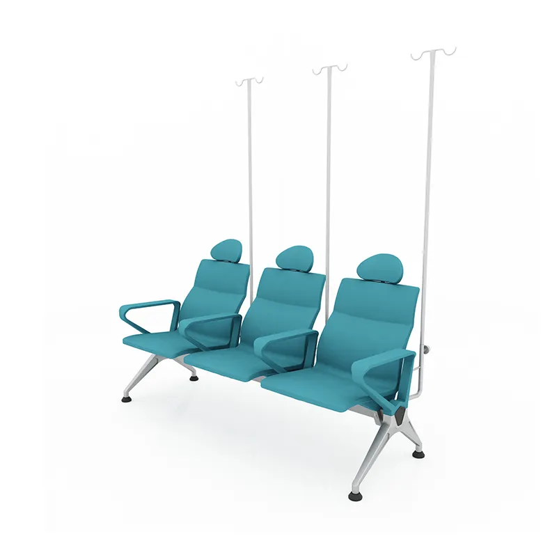 Muebles médicos, silla de transfusión de infusión IV de diálisis clínica de hospital ajustable para paciente