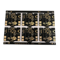Circuit imprimé LED DC12V personnalisé, conception gratuite, 2 couches, masque de soudure noir, lumière de piscine RGBW, PCB FR-4, usine OEM
