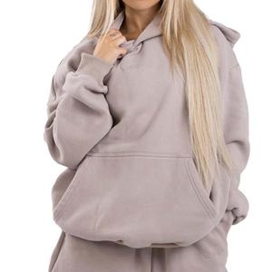 Fournisseur de sweat-shirts épais pour femmes, décontractés, unis, à manches longues, amples, hauts à enfiler, pulls pour femmes, automne-hiver - Product Image 5