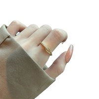 2025 nouveau DS bague en diamant inoxydable Zircon étincelant pierre brillante Non fondu bague de fiançailles de mariage élégant anneau délicat