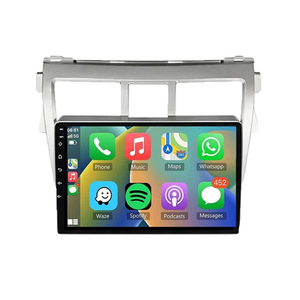 วิทยุติดรถยนต์ Android <span class=keywords><strong>สี</strong></span><span class=keywords><strong>เงิน</strong></span> พร้อมระบบนำทาง GPS สำหรับ Toyota Vios <span class=keywords><strong>Yaris</strong></span> ปี 2007-2012 หน้าจอสัมผัส เครื่องเล่นวิดีโอ สเตอริโอ DVD - Product Image 1