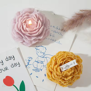 Peony Scented <b>Candles</b> Wholesale Mother's Day Aroma Accompanying Gift Artificial Flower Design <b>Candle</b> Decoration - Product Image 5