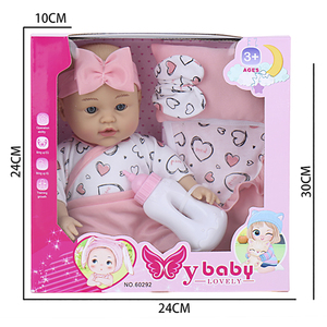 MILI-Poupée pyjama en coton rembourrée sans IC <span class=keywords><strong>de</strong></span> 12 pouces, jouet éducatif en PVC pour filles - Product Image 6