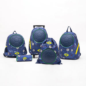 Mochila con ruedas <span class=keywords><strong>de</strong></span> fútbol, equipaje, bolsa <span class=keywords><strong>de</strong></span> estudiante con ruedas, bolsa con ruedas, Juego <span class=keywords><strong>de</strong></span> 4 Uds., <span class=keywords><strong>Maleta</strong></span>, mochila escolar <span class=keywords><strong>de</strong></span> viaje para estudiantes - Product Image 2