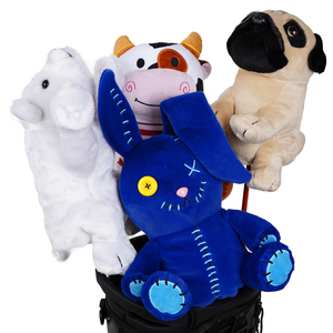 Housse de tête de golf en peluche pour driver, motif animal, en coton, vente en gros, promotion - Product Image 1