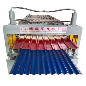 Máy cán hai lớp cho tấm lợp kim loại ibr tấm lợp ngói sản xuất máy móc làm gạch cao cấp - Product Image 1