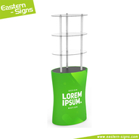 Stand portable pliable et durable pour la promotion publicitaire, table de comptoir