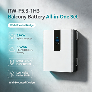 Vente flash Système de stockage d'énergie tout-en-un Deye RW-F5.3-1H3 Système solaire hybride IP65 Garantie 10 ans Stock UE - Product Image 1