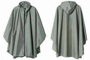 Poncho <span class=keywords><strong>de</strong></span> <span class=keywords><strong>pluie</strong></span> en PU style fermeture éclair, imperméable et résistant aux intempéries, pour le cyclisme en plein air, la conduite <span class=keywords><strong>de</strong></span> vélo électrique, la randonnée et les activités <span class=keywords><strong>de</strong></span> camping - Product Image 2