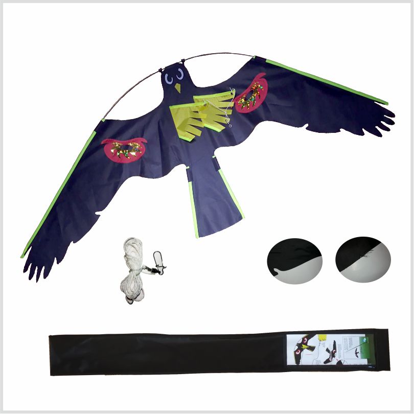 Cerf-volant Blackbird Red Gold Flame Scare Bird (prix du cerf-volant unique)