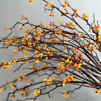 Bouquet personnalisable Celastrus pour la décoration du jardin, décoration de la maison, plante décorative, fleur artificielle en plastique, plante artificielle