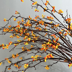 Celastrus Anpassbarer Blumenstrauß für Gartendekoration Wohnungsdekoration Dekorative Pflanze Kunstblume aus Kunststoff Künstliche Pflanze - Product Image 4