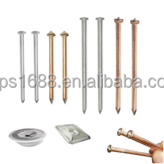 Clous marins galvanisés en cuivre SS, type à décharge de condensateur, tige lisse, classe 4 - Product Image 3