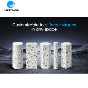 저렴한 가격 대형 인공 석영 스톤 크리스탈 시리즈 화이트 석영 스톤 아트 조각 수조 장식 - Product Image 4