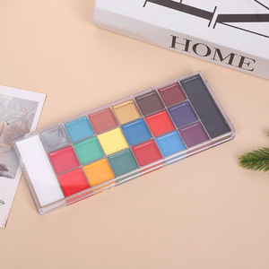 Nueva Paleta de <span class=keywords><strong>Pintura</strong></span> Corporal y Facial a Base de Aceite de 20 Colores, 20 Tonos Monocromáticos para Maquillaje de Escenario, <span class=keywords><strong>Pintura</strong></span> Facial, <span class=keywords><strong>Halloween</strong></span> - Product Image 3