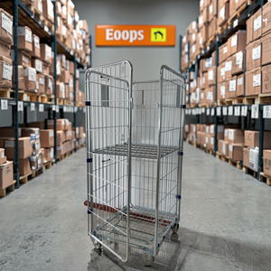 Ráp thép giặt giao thông vận tải Xe đẩy siêu thị & khách sạn lưu trữ với khả năng tải cho phòng giặt & Giao thông vận tải - Product Image 3