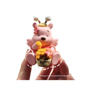 Set di 6 Ornamenti Alimentari in PVC <span class=keywords><strong>Winnie</strong></span> <span class=keywords><strong>Pooh</strong></span>, Serie Dolce, Giocattoli di Tendenza, Personaggi Orso Poo, Regali Famosi su Internet, Figurine Fai-da-Te - Product Image 5