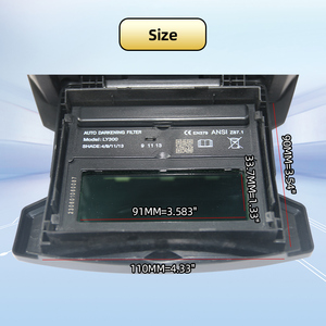 Máscara de Soldadura con Oscurecimiento Automático Solar y Color Real, Lentes de Soldadura para Máquina de Soldar y Herramienta de Corte por Plasma - Product Image 6