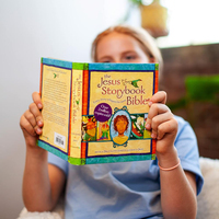 Servicio de Impresión Offset de Alta Gama para Libros de Historias Bíblicas para Niños en Inglés, 365 Historias, Personalizados