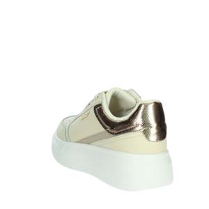 Liu-Jo Donna Sneakers Babol 03 Chaussures à plateforme en cuir beige pour femmes, mode décontractée - Product Image 2