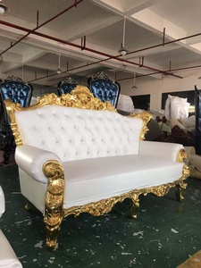 <span class=keywords><strong>Royal</strong></span> Wedding Golden Carving Hout Sofa Troon Stoelen Voor Receptie Woonkamer - Product Image 3