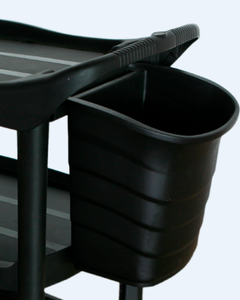 Chariot utilitaire AF08179A-H, chariot de nettoyage d'hôtel, chariot de rangement utilitaire, chariot utilitaire à 3 niveaux et chariot à roulettes - Product Image 2