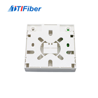 86 Type FTTH Fiber Optic Wall Outlet Box SC APC SX 2 Core for Indoor Subscriber Premise Access and Termination