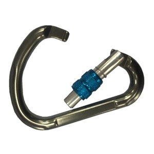 Mosquetón de aleación de aluminio en forma de ventilador, cierre de tornillo con certificado meet en 12275, venta directa de fábrica china - Product Image 3