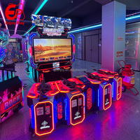 Simulateur de tir à monnayeur, jeu de tir 4 joueurs, écran HD 65 pouces, avec tickets de score, en promotion, pour Centres de Divertissement Familiaux (CDEF) et Centres Commerciaux, OEM
