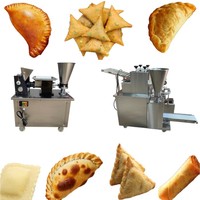 Machine à samosas et à pâtés à viande entièrement automatique, machine à empanadas, machine à pierogi, machine à dumplings, machine à pelmeni, machine à pâtés jamaïcains en vente