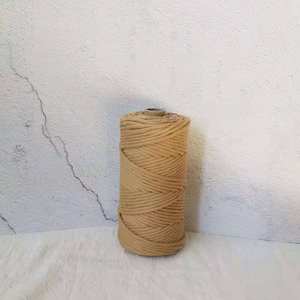 <span class=keywords><strong>4mm</strong></span> 100M hebra única Super suave macramé cordón DIY macramé colgador de pared 100% <span class=keywords><strong>hilo</strong></span> de algodón - Product Image 6