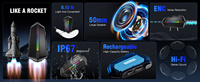 Casque de moto C5S avec accessoires, assistant vocal IA, étanche IP67, 40H de musique, connectivité Bluetooth pour 2 téléphones
