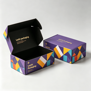 <span class=keywords><strong>Cajas</strong></span> <span class=keywords><strong>de</strong></span> Cartón Corrugado Negro Grandes, <span class=keywords><strong>de</strong></span> Diseño Elegante y Personalizado, al Mejor Precio, para Embalaje, Envío y Correo <span class=keywords><strong>de</strong></span> Zapatos - Product Image 1