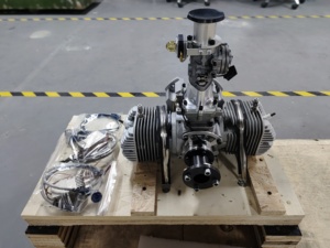 Vliegtuigmotoren 350cc Uav <span class=keywords><strong>Motor</strong></span> Luchtgekoelde Drone Benzinemotor Motorvleugel Tweecilinder 2-takt Parachute <span class=keywords><strong>Motor</strong></span> - Product Image 3