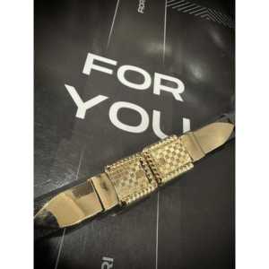 เข็มขัดปรับระดับได้สำหรับผู้หญิงของฟิโอริพร้อมหัวเข็มขัดโลหะผสมสไตล์ลำลอง - Product Image 1