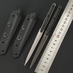 熱販売中 アウトドア 高硬度440C鋼 固定刃 サバイバル タクティカル ハンティングナイフ ABSハンドル付き - Product Image 5