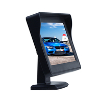 Mini TV LCD de 4.3 Pulgadas con Entrada de 12v CC, Monitor LCD con Entrada RCA para Automóvil