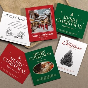 <span class=keywords><strong>Carte</strong></span> de vœux <span class=keywords><strong>personnalisée</strong></span> pour le Nouvel An, cartes de Noël, cartes de vœux de fête, cartes-cadeaux - Product Image 1