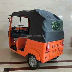 Triciclos Eléctricos Personalizados de Fábrica de 3 Asientos para Transporte de Pasajeros, Mototaxi Eléctrico <span class=keywords><strong>TVS</strong></span>, Motocicleta Eléctrica Bajaj - Product Image 3